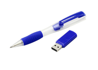 De fabriekslevering paste 16G 2,0 Plastic Pen USB met drukembleem voor aan het kopiëren van gegevens over computer