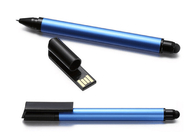 De fabriekslevering paste 32G 2,0 Plastic Pen USB met drukembleem voor aan het kopiëren van gegevens over computer