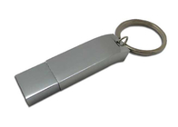 Snelle de Flitsaandrijving van het Ladings Zilverachtige Metaal, Keychain-Type de Flitsschijf van Usb