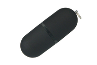 Plastic 32GB 3,0 de zwarte kleur van keychainusb met aangepast embleem en pakket van tonen het levensmerk