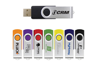 2.0 van de de kleurenwartel van 2G tonen het oranje de draaimetaal USB met aangepast embleem en het pakket het levensmerk