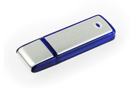 USB-de Fabriekslevering toont het Levensmerk 16G 3,0 geel kleurenmetaal USB met aangepast embleem en pakket