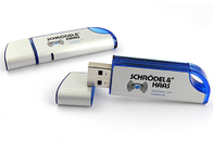 USB-de Fabriekslevering toont het Levensmerk 8G 2,0 geel kleurenmetaal USB met aangepast embleem en pakket