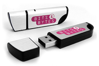 USB-de Fabriekslevering toont het Levensmerk 8G 2,0 geel kleurenmetaal USB met aangepast embleem en pakket