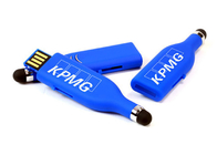 De Stokaandrijving 32G 2,0 van USB van de Touch Penvorm Plastic met Kleurendrukembleem