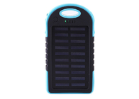 Blauwe Waterdichte Zonnelader voor Android-Telefoon 4000mAh met 5pcs Geleid Licht